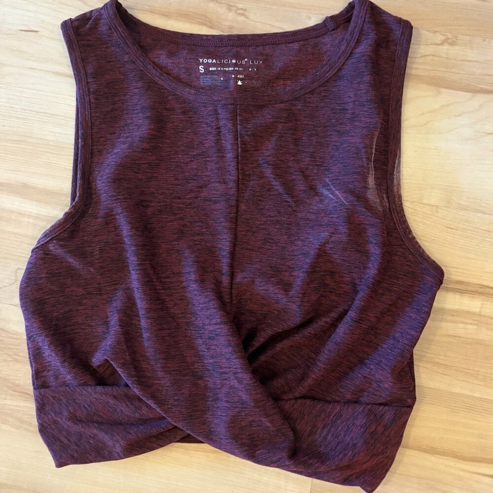 Crop Top Tie Sleeveless